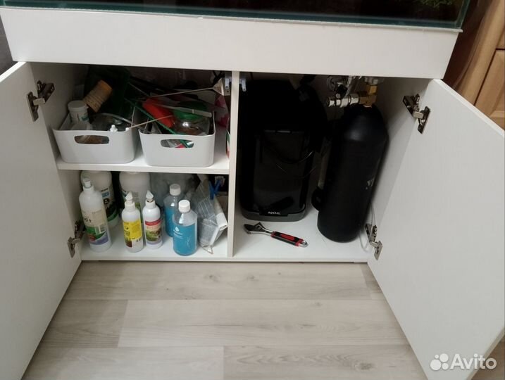 Аквариум 180л+тумба