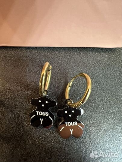 Серьги Tous мишка