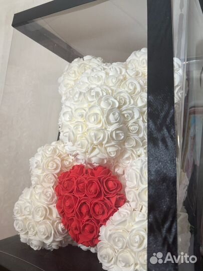 Мишка из цветов