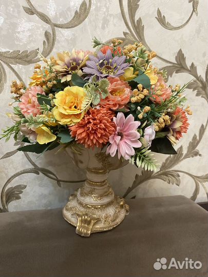 Искусственные цветы для декора