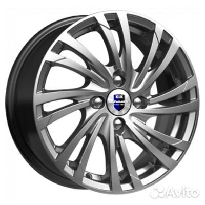 Диск R15 rapid 4x100 Ет50 60,1 Мейола дарк платину