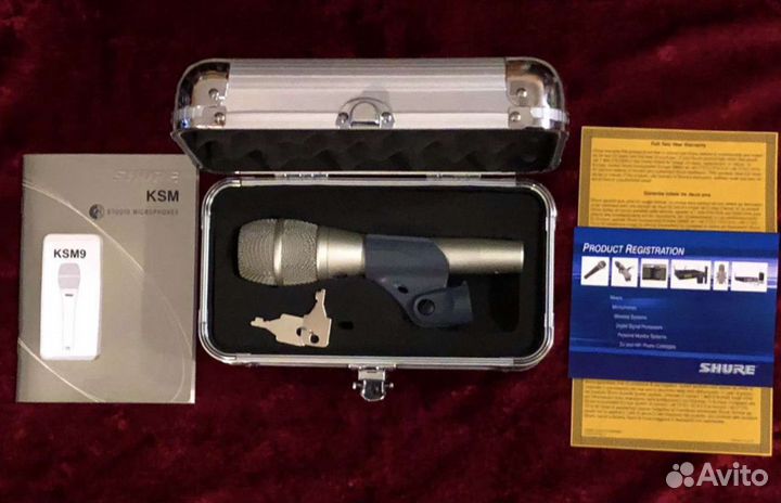 Профессиональный микрофон Shure KSM-9 Made in USA