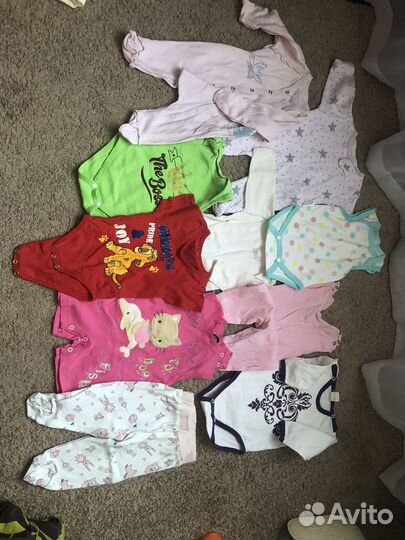Вещи на девочку пакетом от 0 до 6 мес