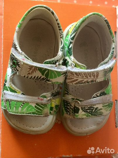 Сандали ортопедические кожаные