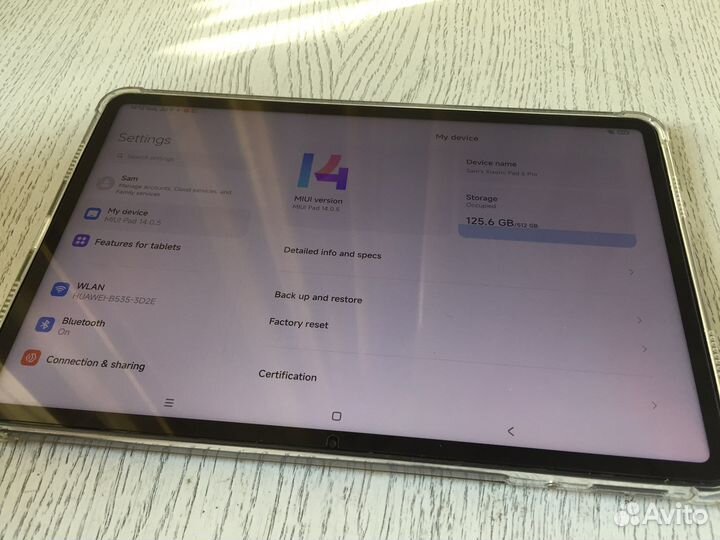 Планшет xiaomi PAD 6 PRO 512 гб 12 гб оперативки