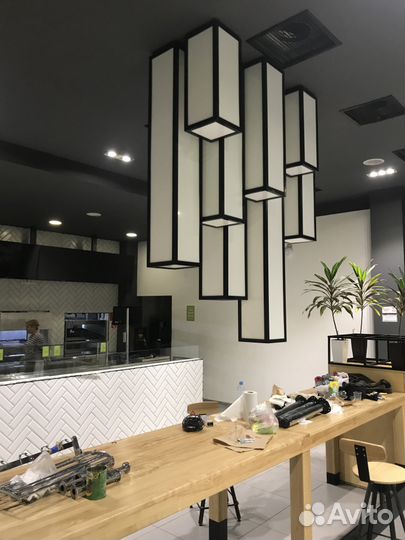 Люстра декоративная большая