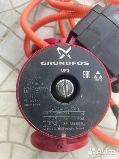 Насосы grundfos 50-60/2 F u 65-120 F