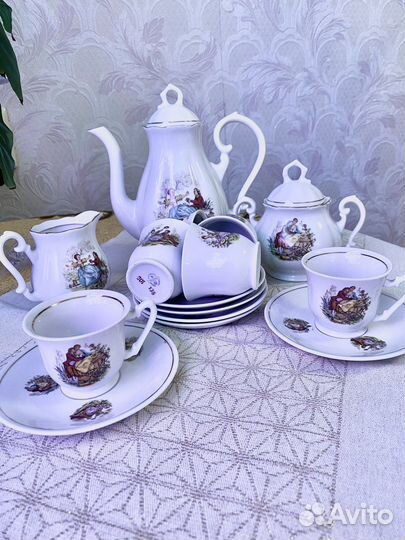 Сервиз кофейный фарфор