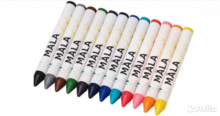 Икеа мола 12шт разноцветный Италия