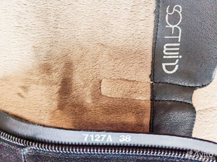 Зимние женские сапоги 38 натуральная замша