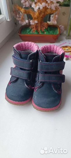 Ботинки демисезонные для девочки 20 размер