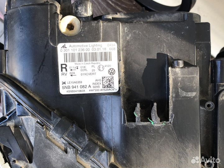 Блок фара volkswagen tiguan