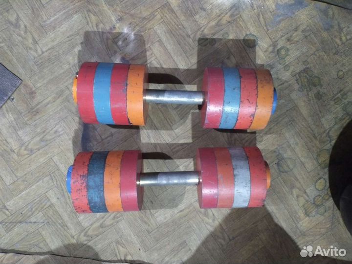 Гантели разбор 20,10, 8, 6, 6.8 3.7кг