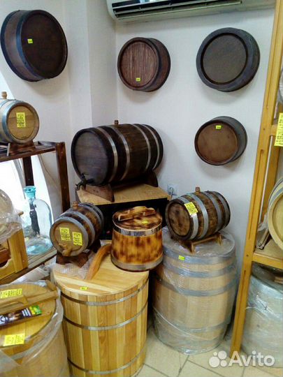 Срезы и муляжи бочек декоративные