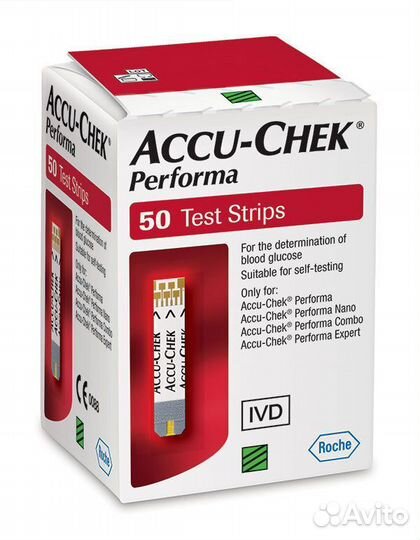 Тест-полоски для глюкометра Accu-Chek Performa