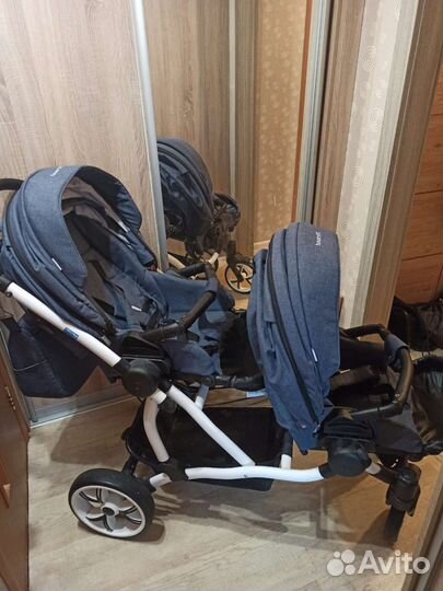 Коляска для двойни 2 в 1