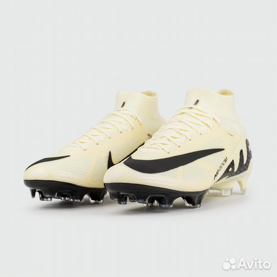 Бутсы Nike Air Zoom Mercurial Superfly IX Elite FG Beige Black