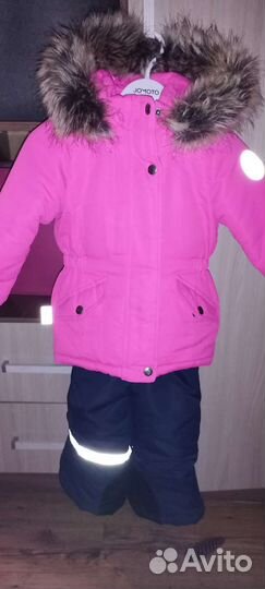 Зимний комбинезон для девочки 98