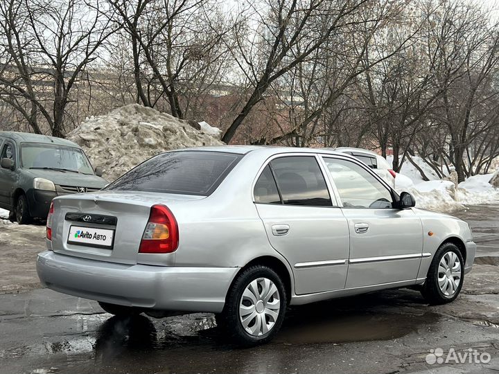 Hyundai Accent 1.5 МТ, 2004, 245 500 км