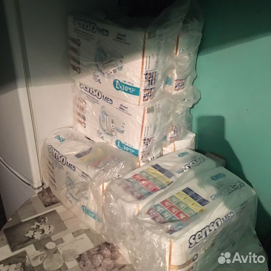 Подгузники для взрослых senso med 5 Капель L