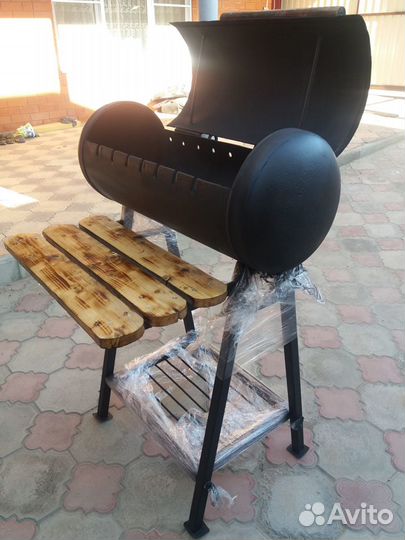 Мангал из газового баллона разборной