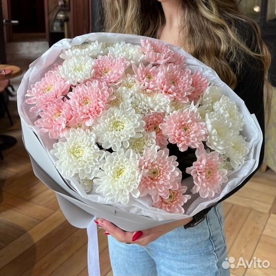 Букет из Хризантем. Цветы с Доставкой