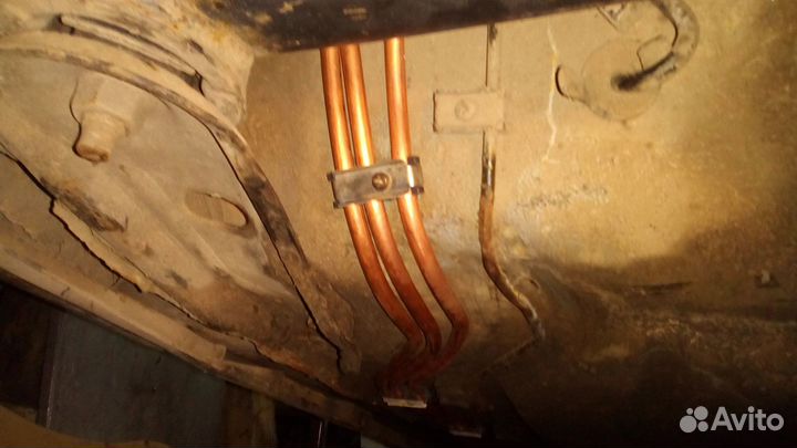 Трубка тормозная медная диаметром м 4.75, м 5, м6