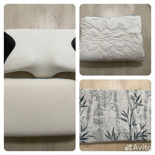 Покрывало, одеяла, подушки, постельное белье