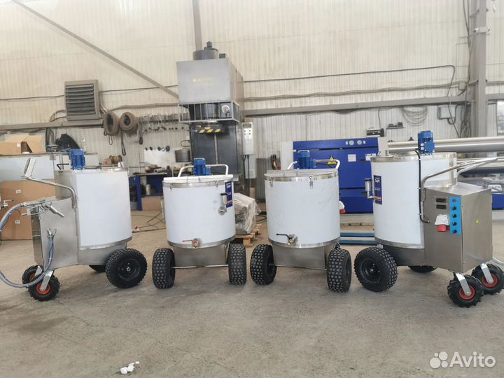 Молочное такси 200л для выпойки телят,пастеризатор