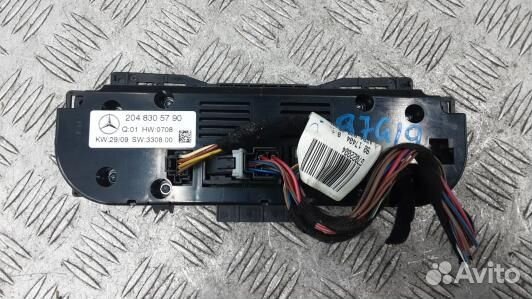Блок управления печки и климат-контроля mercedes b