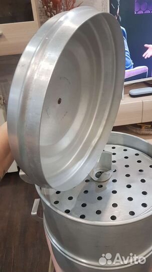 Мантоварка алюминиевая большая, бу, СССР