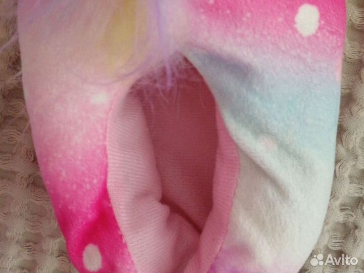 Тапочки единороги, ободок