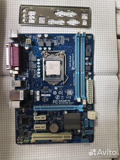 Материнская плата 1155 ga-b75m