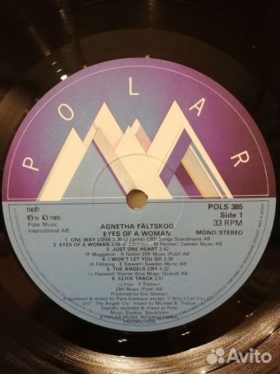 Пластинки - альбомы Agnetha Faltskog / Abba