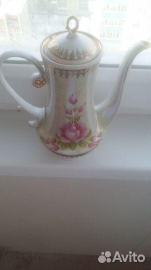 Кофейник заварочный фарфоровый СССР