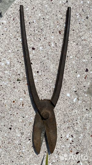 Старинные ножницы по металлу