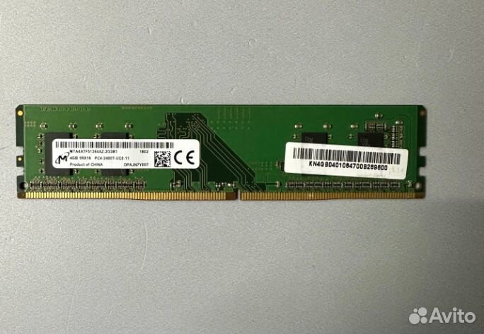 Оперативная память dimm 4GB micron (MTA4ATF51264AZ