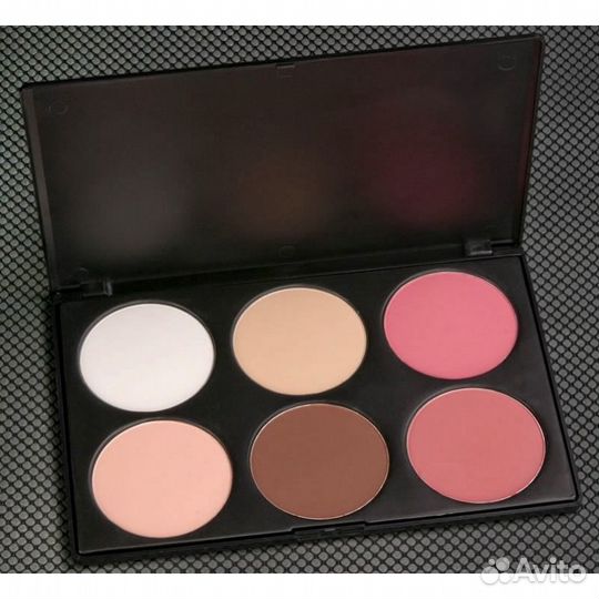 Набор пудр, корректоров, румян из 6 цветов