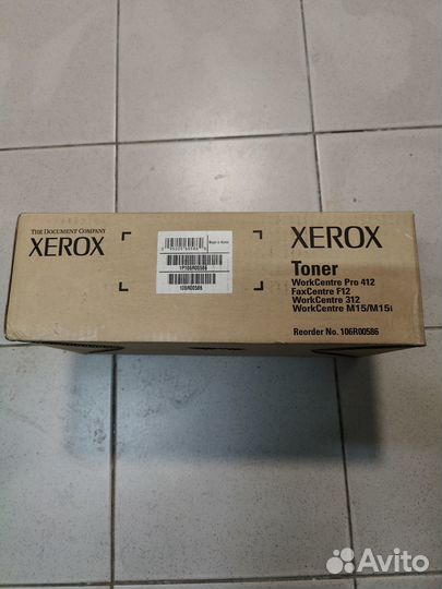 Картридж xerox 106R00586