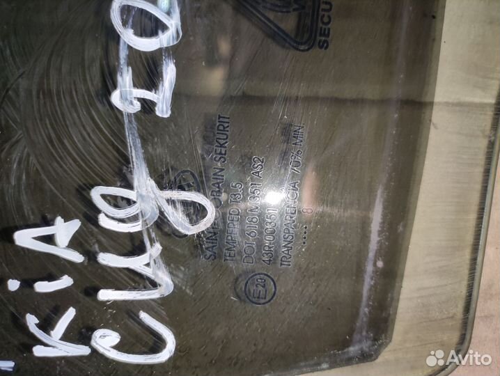 Переднее правое стекло Kia Ceed 2008