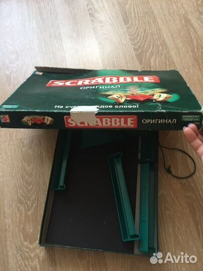 Игра настольная скрабл scrabble бу