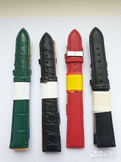 Ремни для часов под уши 18 мм разные