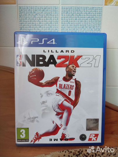 Диск NBA 2k21 для ps4