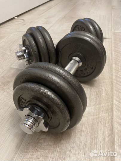 Гантели разборные по 15 кг