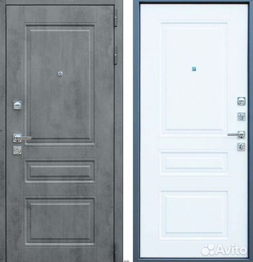 Дверь входная серая шумо-изоляционная