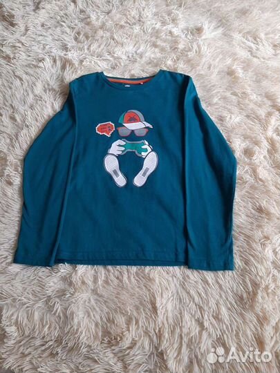 Футболка с длинным рукавом для мальчика