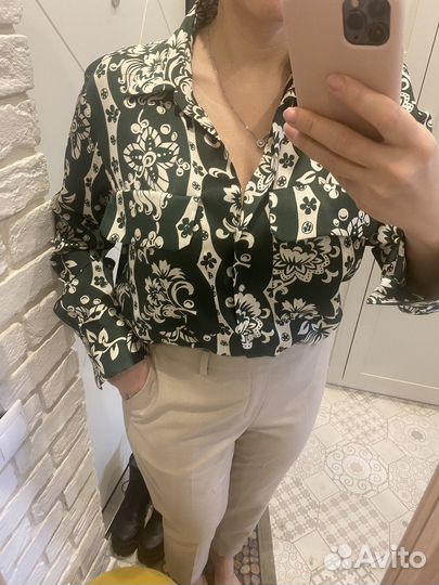 Блузка женская zara размер L 48-50