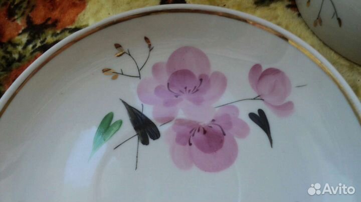 Фарфоровая чайная пара