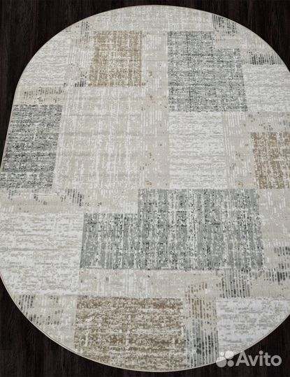 Ковер Merinos Cuba F387 бежевый Овал