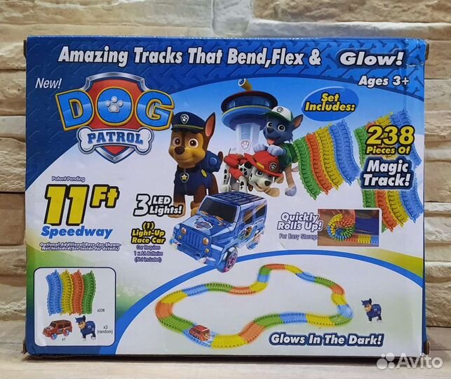 Светящийся в темноте трек Щенячий патруль